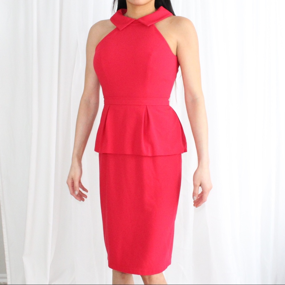 BCBG Max Azria Red Cocktail Dress